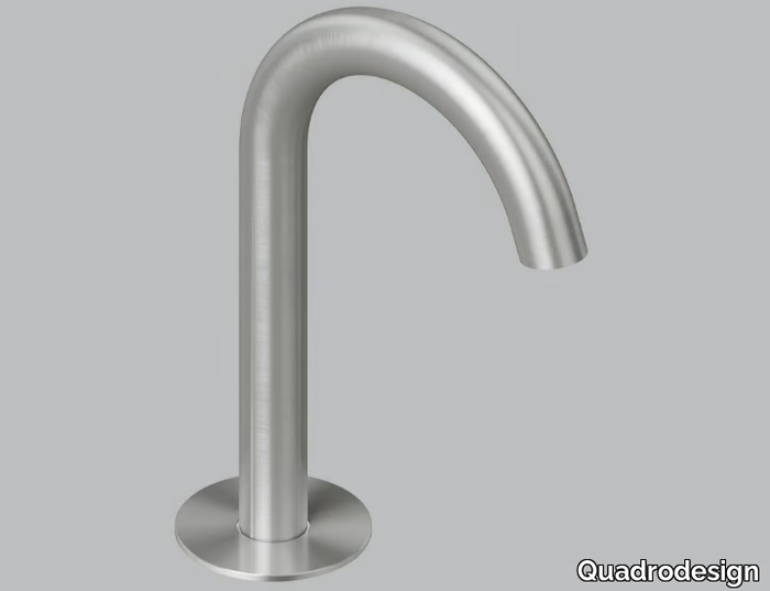 FFQT BC5615 - Deck-mounted stainless steel sink spout _ Quadrodesign