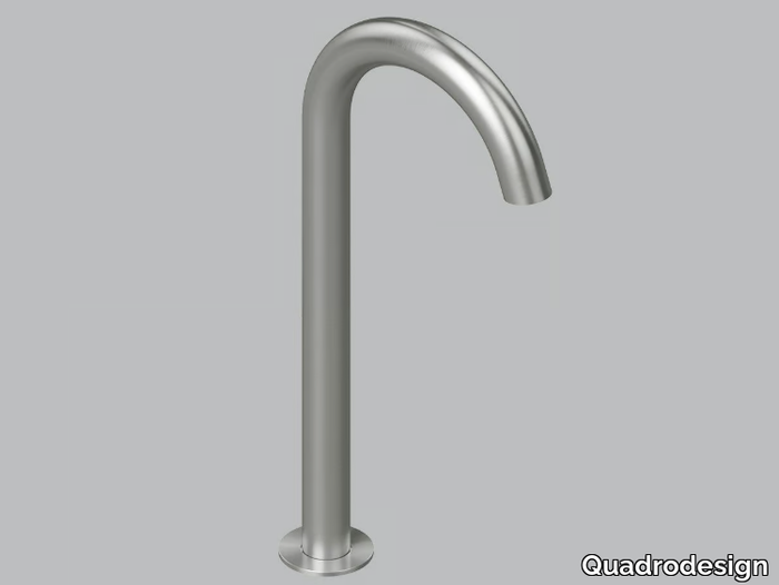 FFQT BC5624 - Deck-mounted stainless steel sink spout _ Quadrodesign