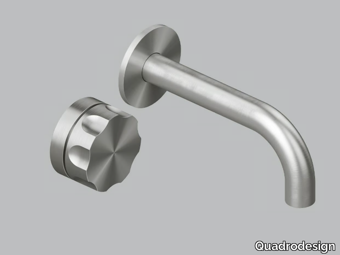 MODO 17 10T - Wall-mounted hydroprogressive washbasin mixer _ Quadrodesign