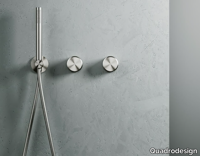 STEREO 16 68 - Shower mixer with hand shower _ Quadrodesign