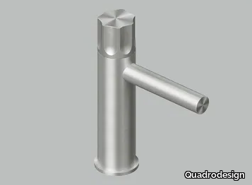 MODO 17 03 - Hydroprogressive stainless steel washbasin mixer _ Quadrodesign