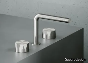 HB 15 31V - 3 hole countertop washbasin mixer _ Quadrodesign