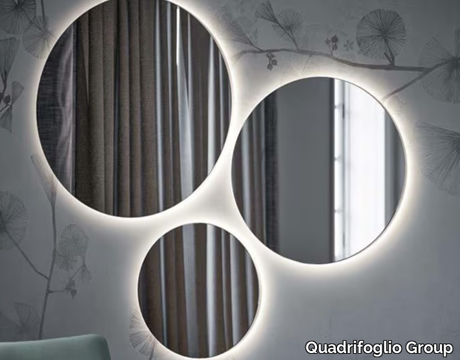 ALTER EGO - Round wall-mounted mirror _ Quadrifoglio Group