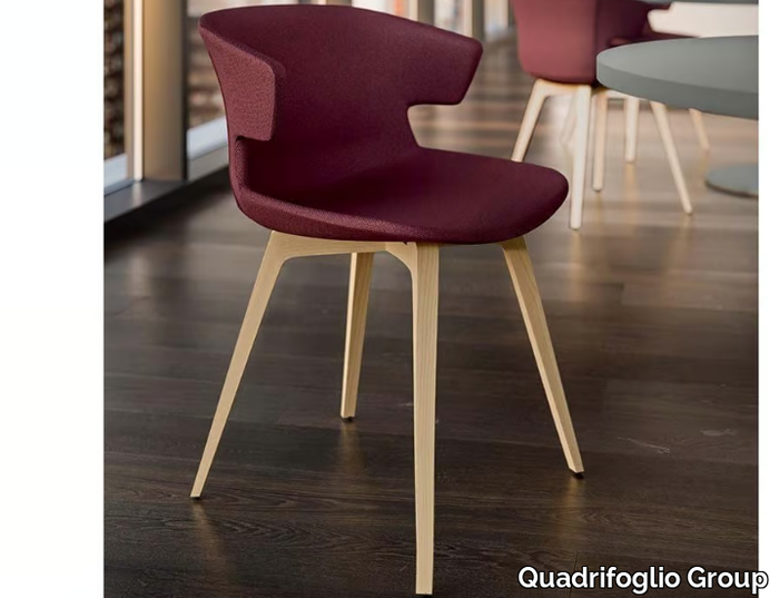 COVE - Chair with armrests _ Quadrifoglio Group