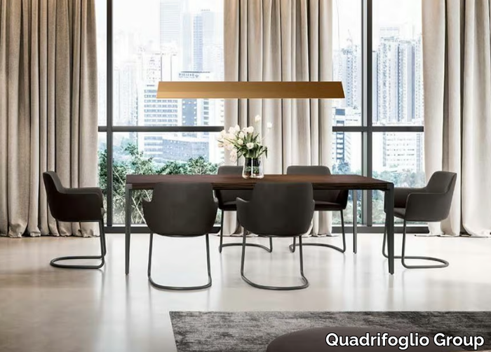 NINE - Rectangular table _ Quadrifoglio Group