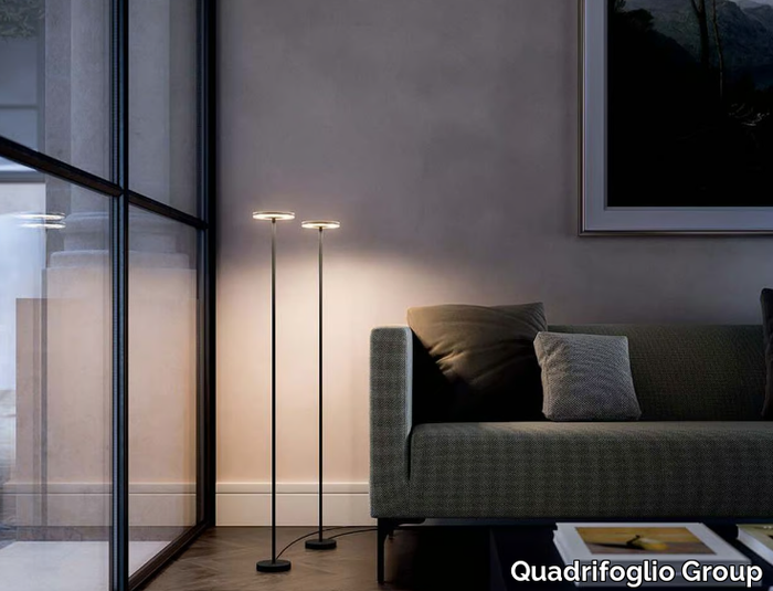 CD LED - LED polycarbonate floor lamp _ Quadrifoglio Group