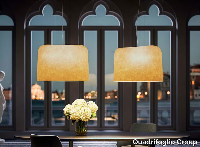OLA - Glass-fibre pendant lamp _ Quadrifoglio Group