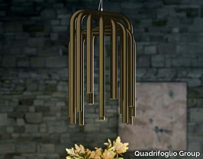 PIPES - LED aluminium pendant lamp _ Quadrifoglio Group