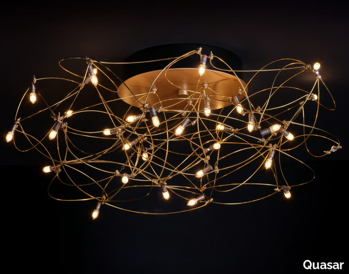 CURLED - LED metal ceiling lamp _ Quasar