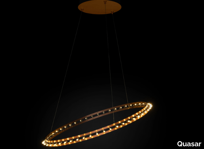 CITADEL SINGLE - LED metal pendant lamp _ Quasar