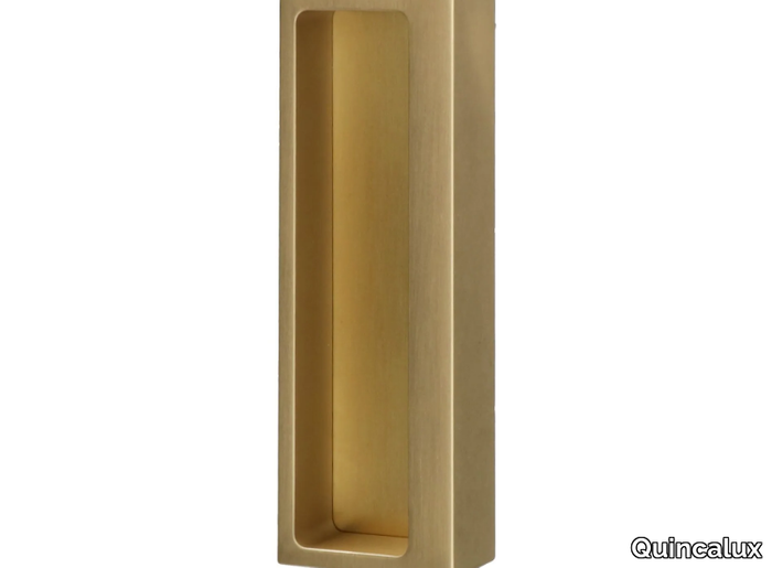 850-02 - Recessed brass door handle _ Quincalux