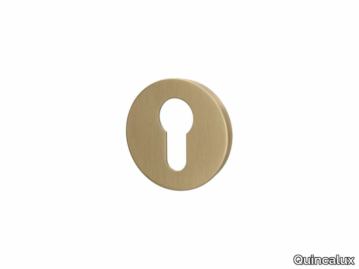 PARIS - Round brass keyhole escutcheon _ Quincalux