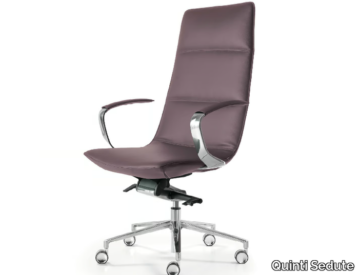 AMELIE - Swivel executive chair with 5-spoke base with armrests _ Quinti Sedute