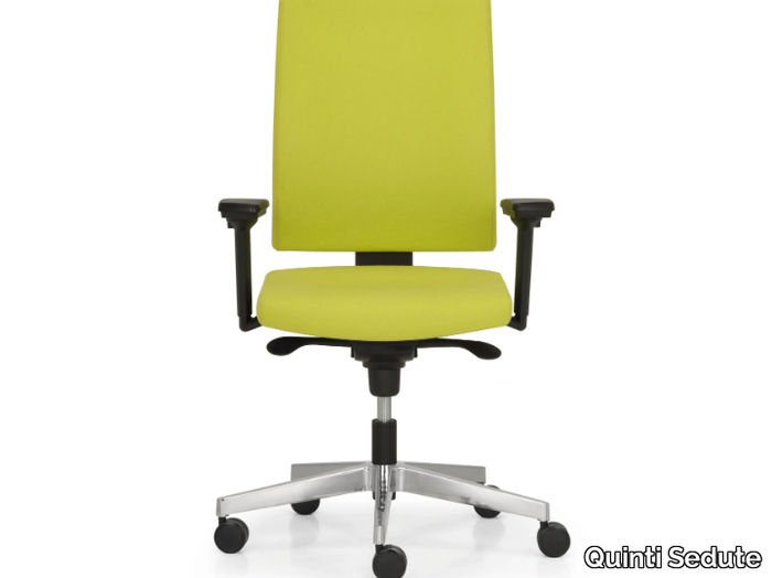 SUGAR - Height-adjustable office chair with armrests with 5-Spoke base _ Quinti Sedute
