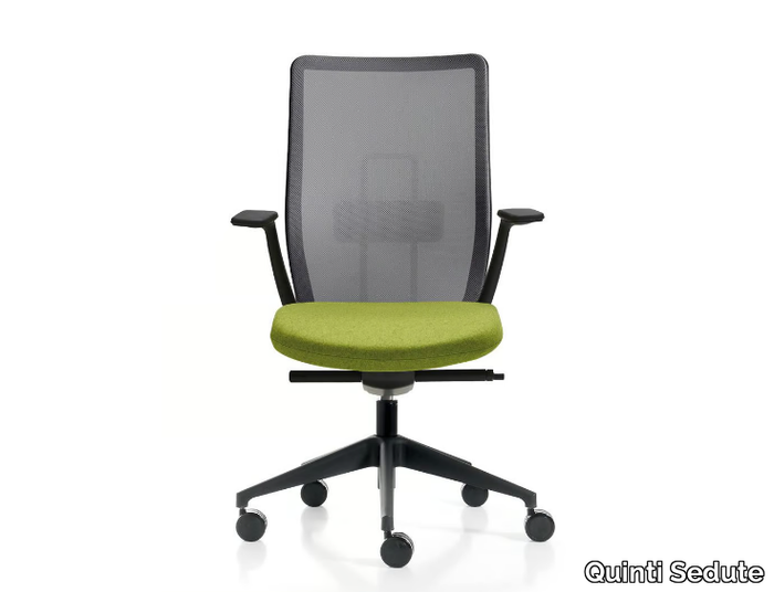 CHANCE NET - Swivel mesh office chair with 5-Spoke base _ Quinti Sedute