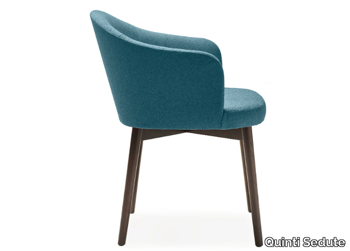 ARWA - Upholstered chair with armrests _ Quinti Sedute