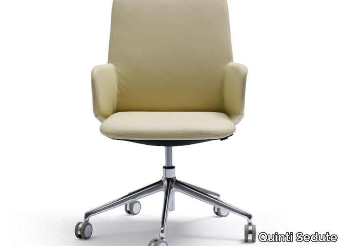 DEEP - Office chair with castors _ Quinti Sedute