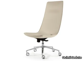 AMELIE - Swivel executive chair with 5-spoke base with castors _ Quinti Sedute