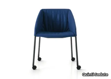 HYWAY - Chair with castors with armrests _ Quinti Sedute