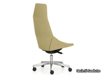 HYWAY - Height-adjustable executive chair with 5-spoke base with castors _ Quinti Sedute