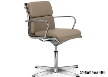 SEASON COMFORT - Swivel height-adjustable office chair with armrests _ Quinti Sedute