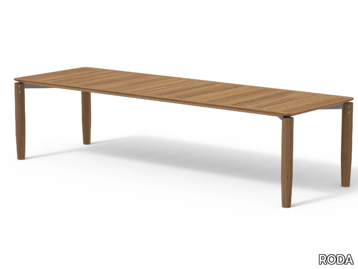 LEVANTE - Rectangular teak garden table _ RODA