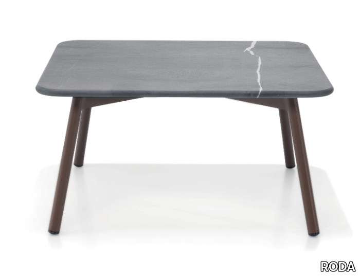 PIPER 011 - Square stone garden side table _ RODA