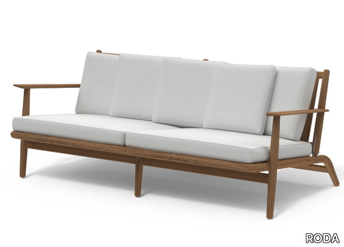 LEVANTE 102 - 2 seater teak garden sofa _ RODA