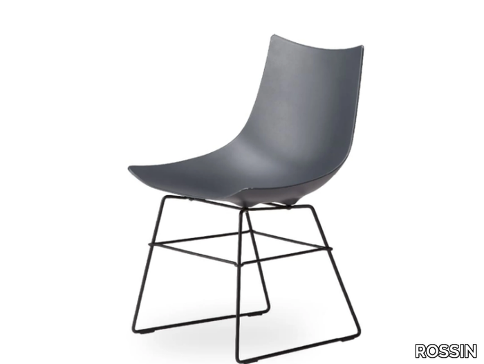 LUC - Sled base ergonomic chair _ ROSSIN