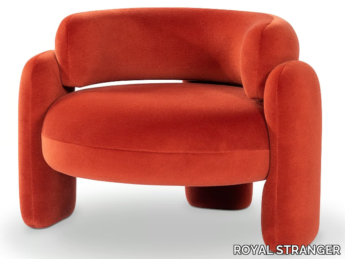 EMBRACE - Upholstered velvet armchair _ ROYAL STRANGER