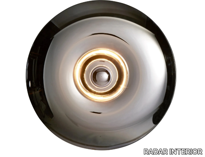 ZENITH / BOMBATO - Handmade Thermoformed glass wall light _ RADAR INTERIOR