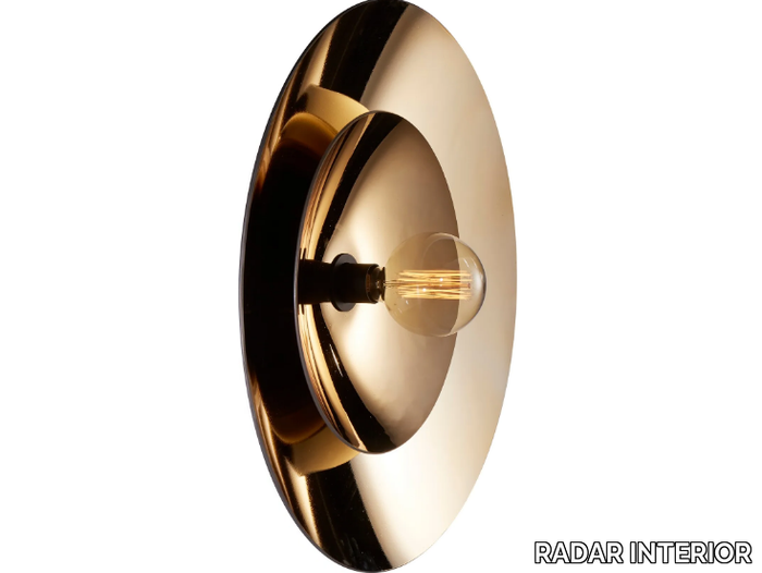 ZENITH DOUBLE - Handmade Thermoformed glass wall light _ RADAR INTERIOR