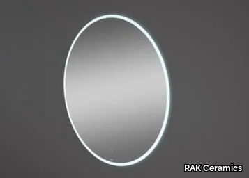 RAK-JOY UNO - Round wall-mounted mirror with integrated lighting _ RAK Ceramics