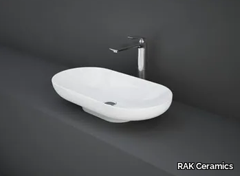 RAK-DES - Countertop oval single washbasin _ RAK Ceramics