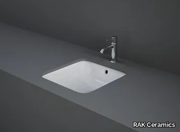 RAK-VARIANT - Undermount square ceramic washbasin _ RAK Ceramics