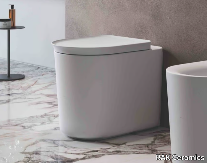 RAK-VALET - Compact Floor mounted back to wall ceramic toilet _ RAK Ceramics