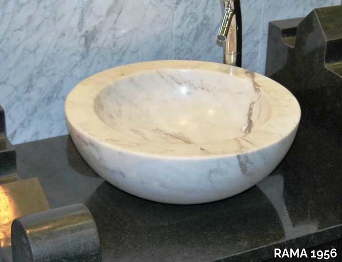 BETA - Countertop natural stone washbasin _ RAMA 1956