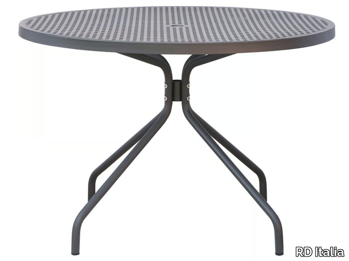 ESTATE - Round steel garden table _ RD Italia