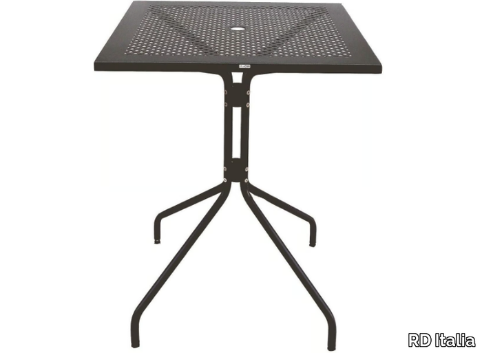 ESTATE - Square steel high table _ RD Italia