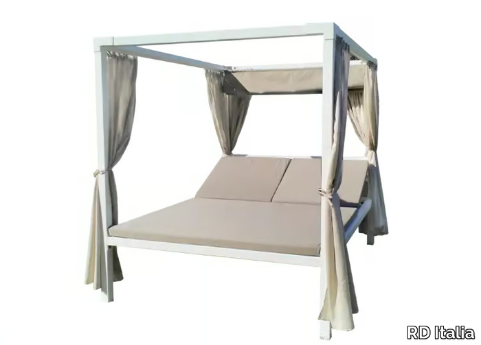 VICTOR - Canopy aluminium garden bed _ RD Italia