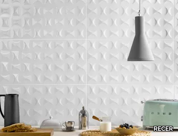 MORE IKON - Indoor white-paste 3D Wall Cladding _ RECER