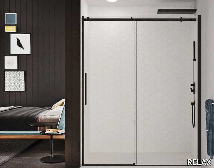 AXIA SC1 - Niche shower cabin with sliding door _ RELAX