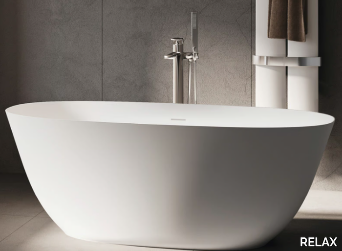 DATURA - Freestanding Solid Surface bathtub _ RELAX