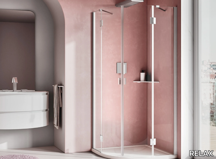 PETRARCA RB - Crystal shower cabin _ RELAX