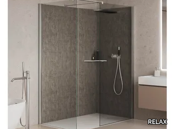 WALL F+F - Modular crystal Walk in shower _ RELAX