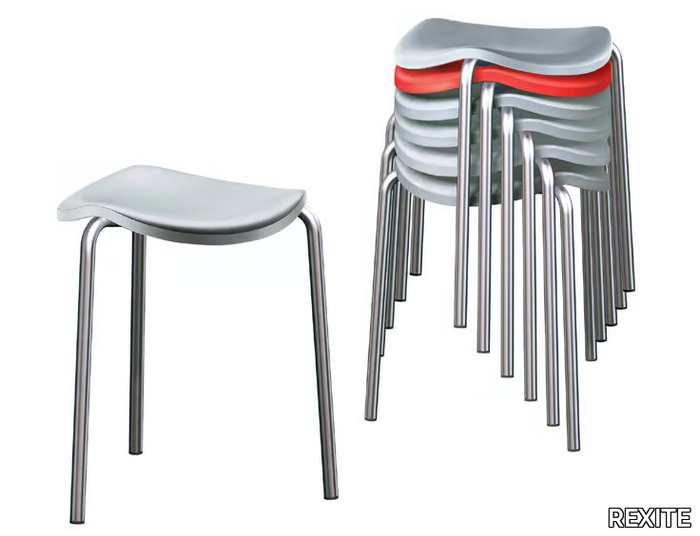 WELL - Stackable stool _ REXITE