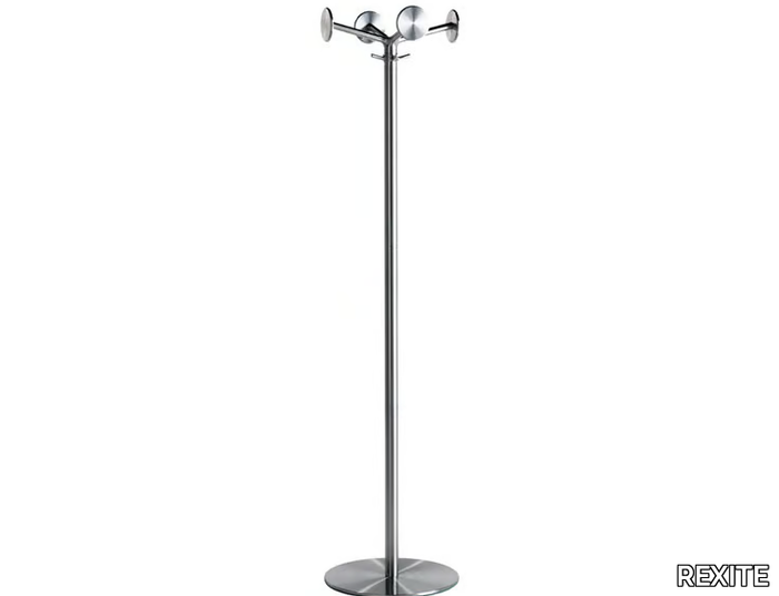 NOX IPSO - Brushed steel coat stand _ REXITE