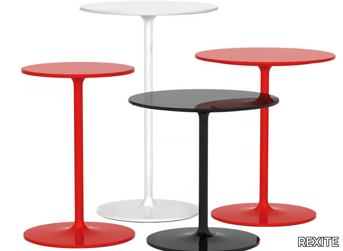 POPPY - Round technopolymer coffee table _ REXITE