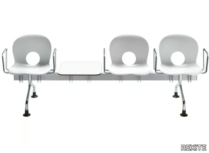 OLIVIA - Beam seating with armrests _ REXITE