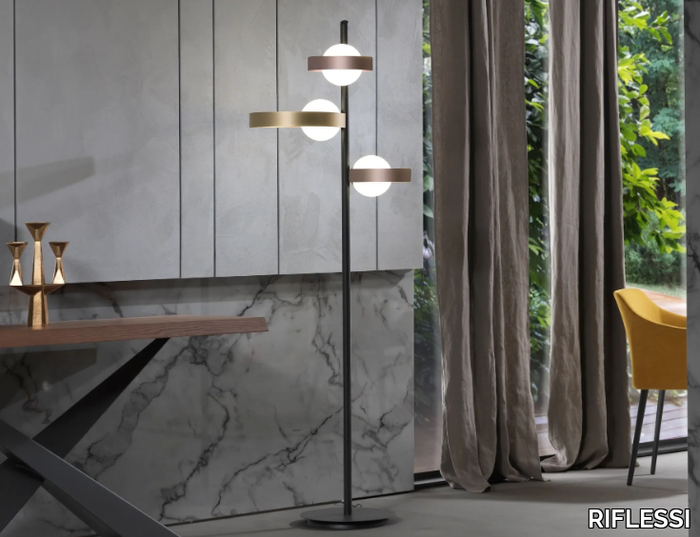 BUBBLE PT - Metal floor lamp _ RIFLESSI